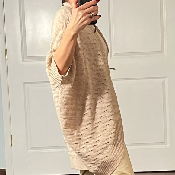 Lord& Taylor 100% cashmere open cocoon cardigan size M - Picture 5 of 12